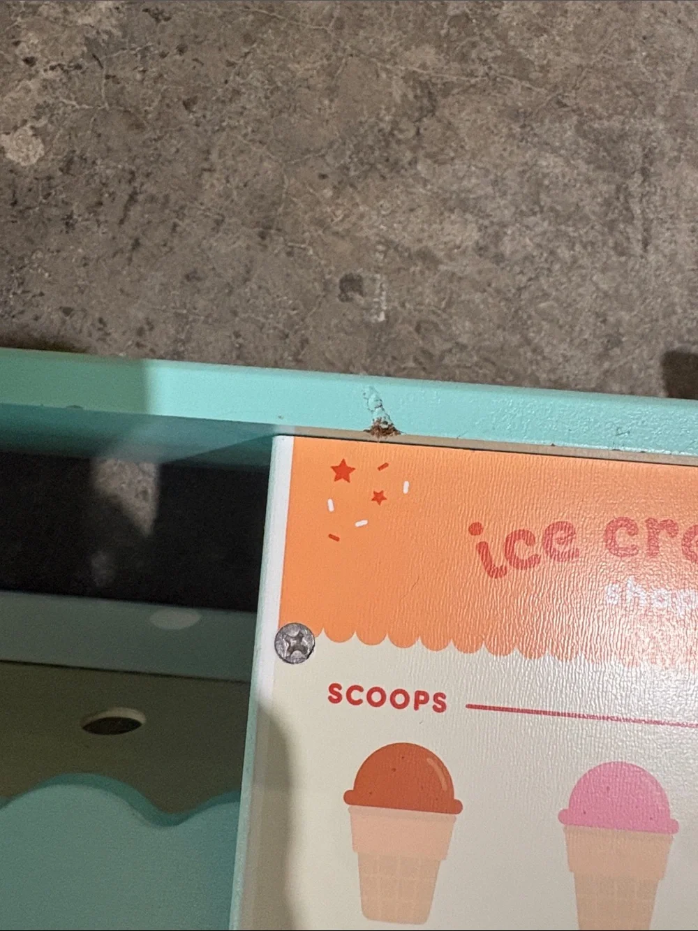 Wooden Pretend Play Ice Cream Set